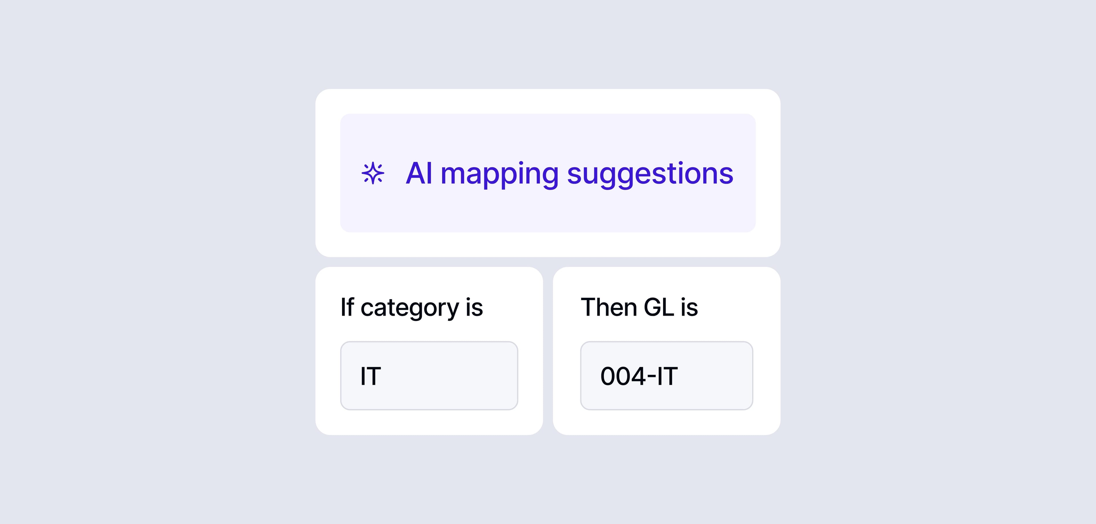 UI of AI reading an invoice