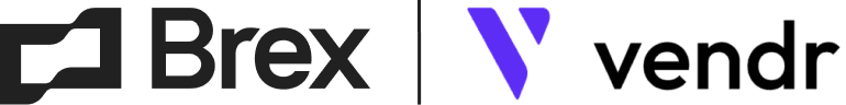 Brex/vendr lockup