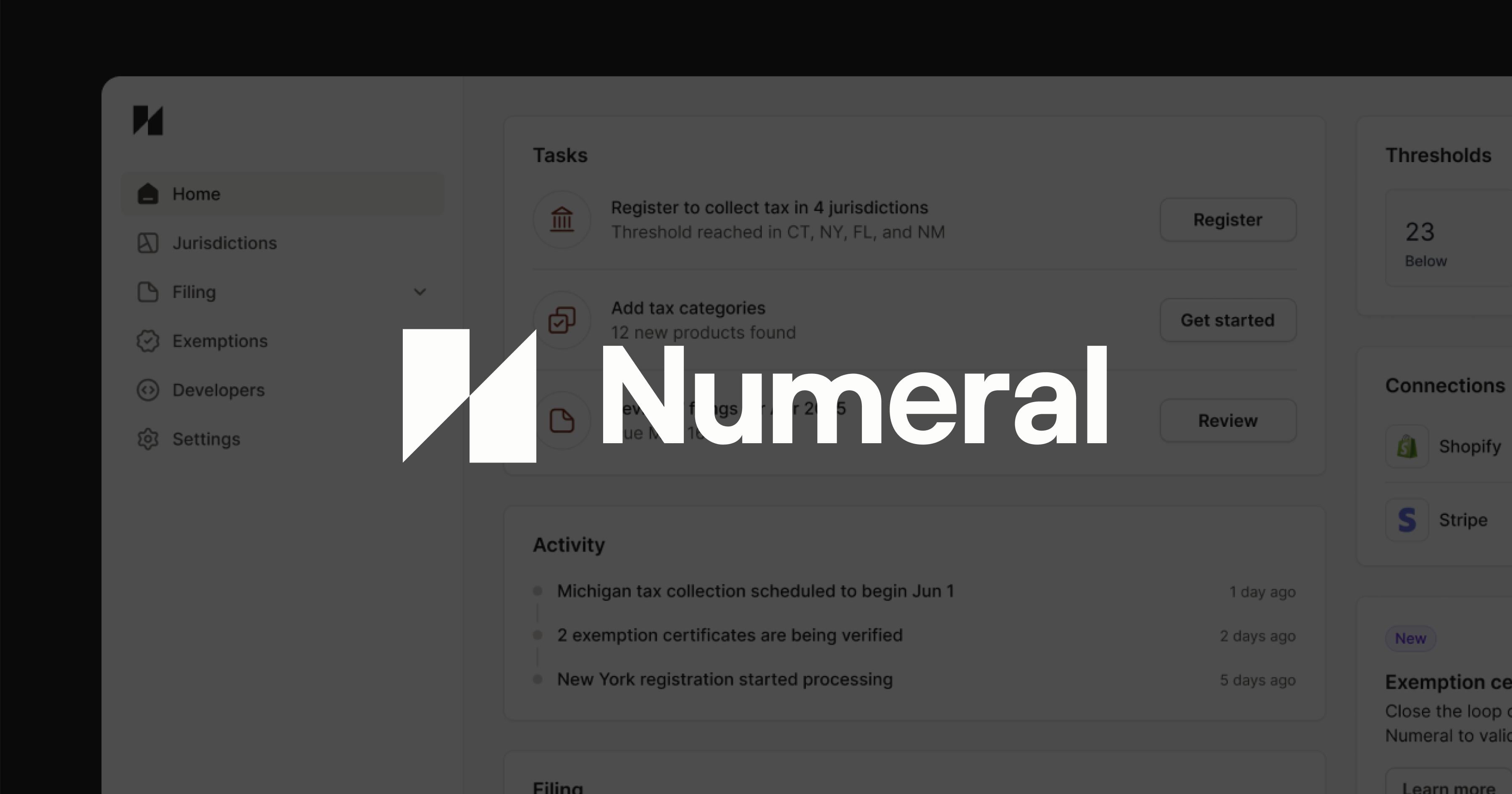 Numeral article preview
