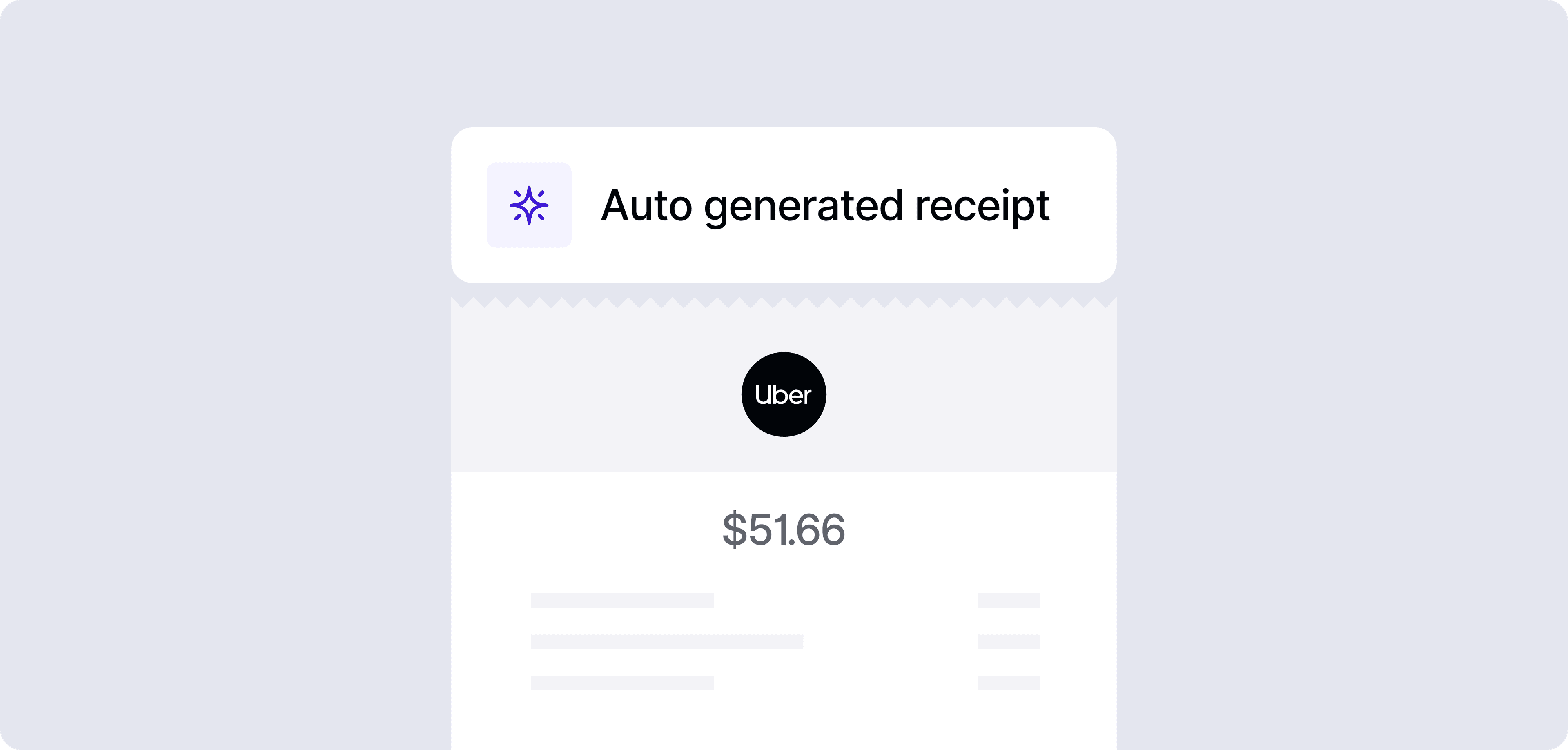 Brex auto-generated receipt