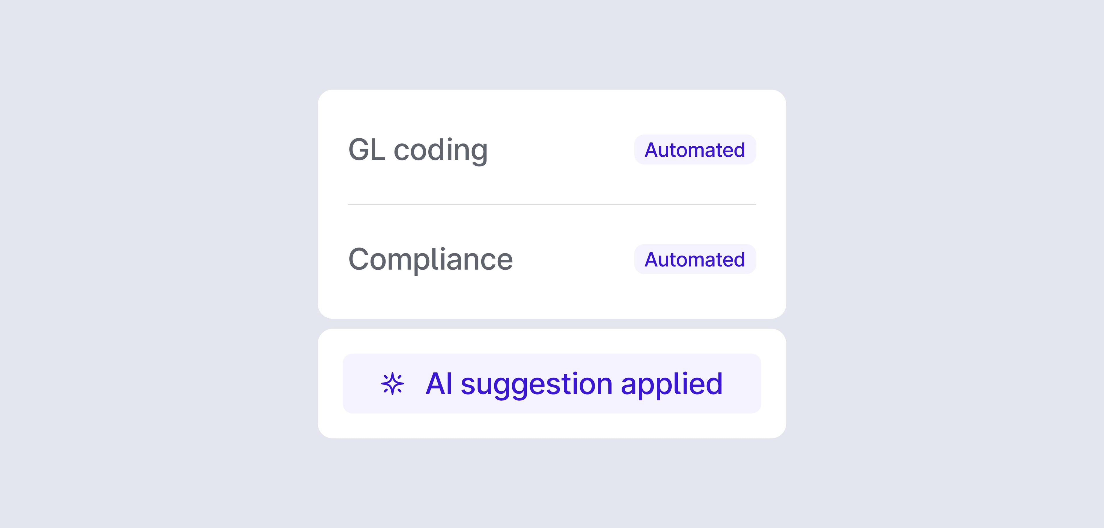 UI of AI auto-mapping